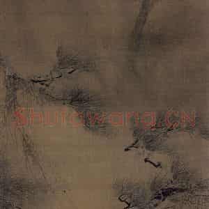 宋代 胡直夫（传）《夏景山水图》国画山水作品图片鉴赏
