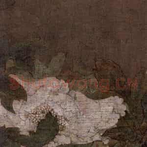 宋代《牡丹图》国画花鸟作品图片鉴赏