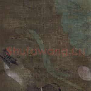 宋代 于子明《莲池水禽图(一)》国画花鸟作品图片鉴赏