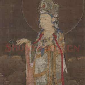 宋代《阿弥陀净土图》国画人物作品图片鉴赏