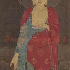宋代《阿弥陀净土图》国画人物作品图片鉴赏