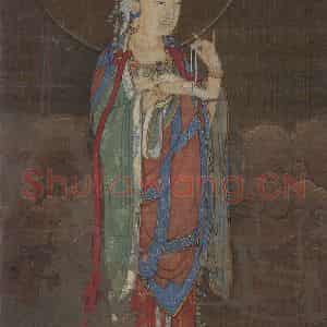 宋代《阿弥陀净土图》国画人物作品图片鉴赏