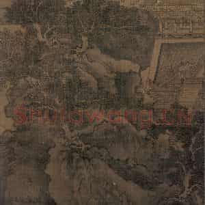 宋代 郭忠恕(传)《明皇避暑宫图》国画综合作品图片鉴赏