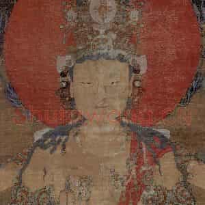 宋代《孔雀明王图》国画人物作品图片鉴赏