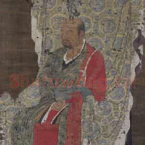 宋代《不空三藏图》国画人物作品图片鉴赏