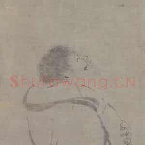 宋代 李确《布袋图》国画人物作品图片鉴赏