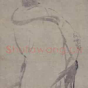 宋代 李确《布袋图》国画人物作品图片鉴赏
