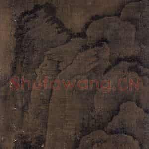 宋代《秋江渔艇图》国画山水作品图片鉴赏