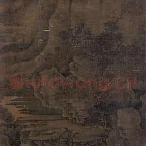 宋代《秋江渔艇图》国画山水作品图片鉴赏
