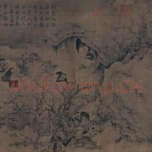 宋代 易元吉（传）《聚猿图》国画综合作品图片鉴赏