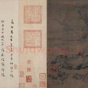 宋代 易元吉(传)《聚猿图》国画综合作品图片鉴赏