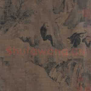 宋代 易元吉(传)《聚猿图》国画综合作品图片鉴赏