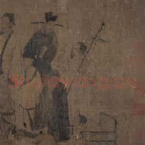 宋代《护法天王图》国画人物作品图片鉴赏