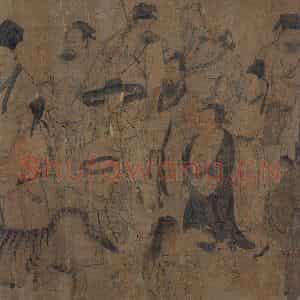 宋代《护法天王图》国画人物作品图片鉴赏