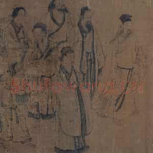 宋代《护法天王图》国画人物作品图片鉴赏