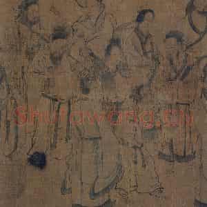 宋代《护法天王图》国画人物作品图片鉴赏