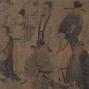 宋代《护法天王图》国画人物作品图片鉴赏