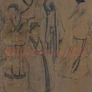 宋代《护法天王图》国画人物作品图片鉴赏