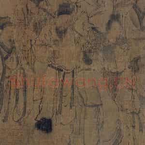 宋代《护法天王图》国画人物作品图片鉴赏