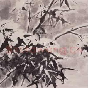 1991年 彭友善《铁骨冰心》国画花鸟作品图片鉴赏