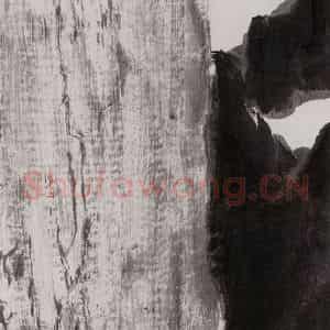 1987年 童中焘《雁荡大龙湫》国画山水作品图片鉴赏