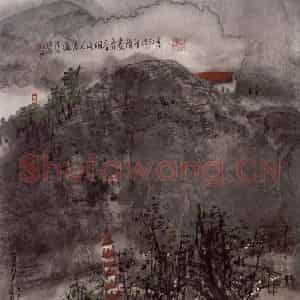 2005年 曾宓《旧江山新图画》国画山水作品图片鉴赏