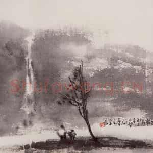 1999年 曾宓《山水册页》国画山水作品图片鉴赏