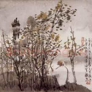 1999年 曾宓《山水册页》国画山水作品图片鉴赏