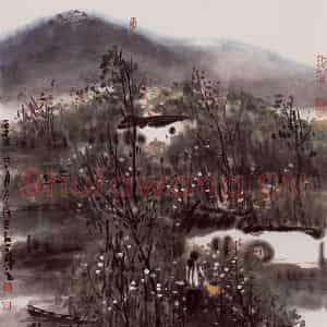 2001年 曾宓《春色满园》国画综合作品图片鉴赏