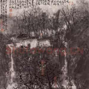 2003年 曾宓《溪山牧归》国画山水作品图片鉴赏