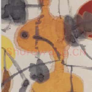 2005-2006年 张桂铭《蔬果四条屏》国画花鸟作品图片鉴赏