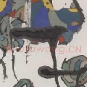 1992年 张桂铭《山果》国画花鸟作品图片鉴赏