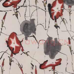 1997年 张桂铭《升腾》国画花鸟作品图片鉴赏