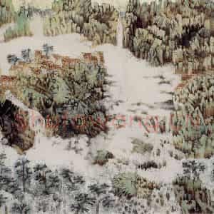 1998年 卓鹤君《春》国画山水写意作品图片鉴赏