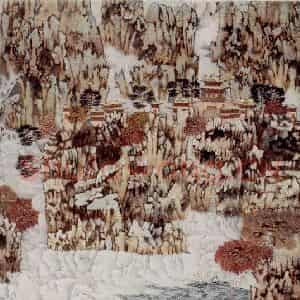 1998年 卓鹤君《秋》国画山水写意作品图片鉴赏