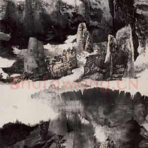 1984年 卓鹤君《五岳图》国画山水写意作品图片鉴赏