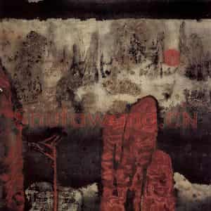 1987年 卓鹤君《黄山》国画山水写意作品图片鉴赏