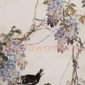 60年代 王雪涛《四季花鸟屏》国画花鸟作品图片鉴赏