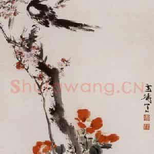 60年代 王雪涛《四季花鸟屏》国画花鸟作品图片鉴赏