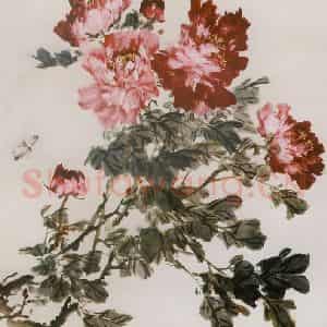 60年代 王雪涛《国色天香》国画花鸟作品图片鉴赏