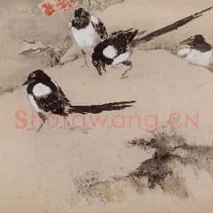 1964年 王雪涛《花鸟册页十开》国画花鸟作品图片鉴赏