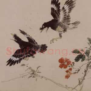 1964年 王雪涛《花鸟册页十开》国画花鸟作品图片鉴赏