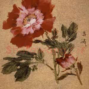 70年代 王雪涛《嫣红》国画花鸟作品图片鉴赏