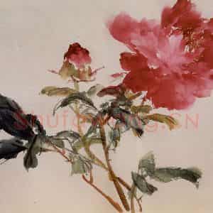 约1962年 王雪涛《花卉册页》国画花鸟作品图片鉴赏