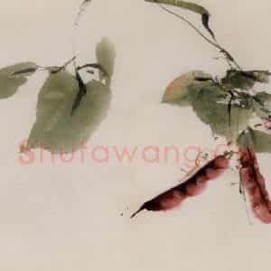 约1962年 王雪涛《草虫花卉册页》国画花鸟作品图片鉴赏