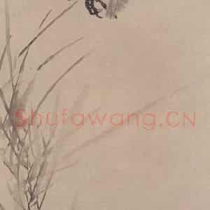 1933年 张书旗《飞鹰图》国画花鸟作品图片鉴赏
