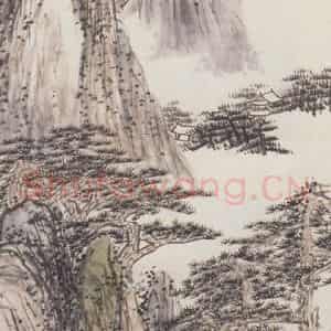 陈师曾《山水图》国画山水作品图片鉴赏