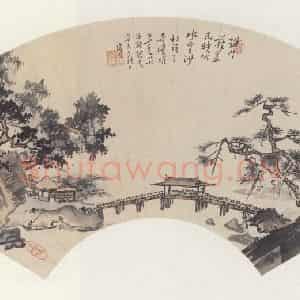 1931年 溥儒《杜甫诗意图》国画综合作品图片鉴赏