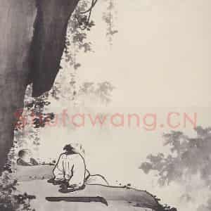 陈少梅《停琴远眺图》国画综合作品图片鉴赏