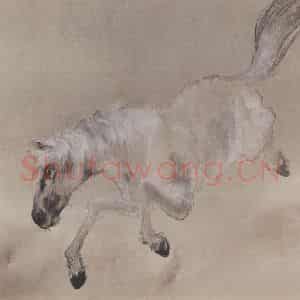 高奇峰《走兽图》国画综合作品图片鉴赏